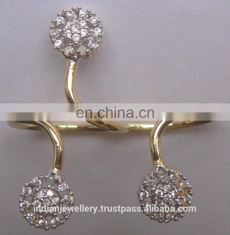cubic zirconia bridal rings manufacturer, cubic zirconia wedding ring exporter