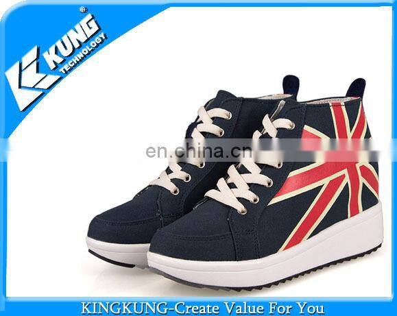 New design fashion pure color pointed toe high shoes for women