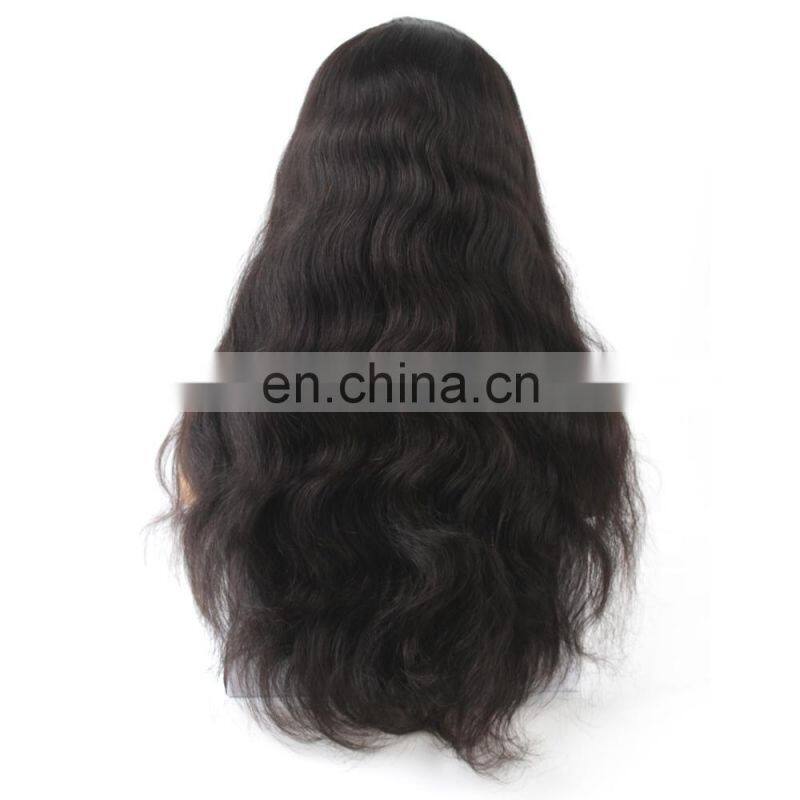 Cheap human hair wigs for black women middle part wigs