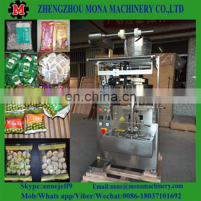 304 stainless steel snacks bag packer machine/almonds packing machine