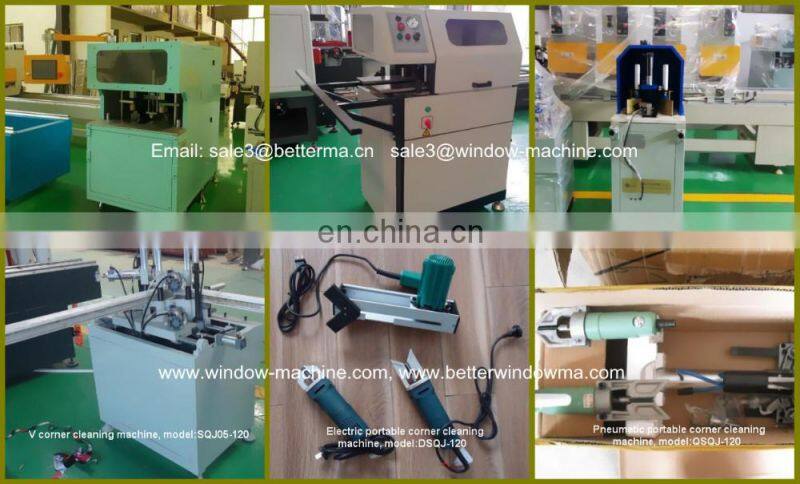 Electric portable Plastic window corner cleaning tool for frame profile external welding tumor cleaning
