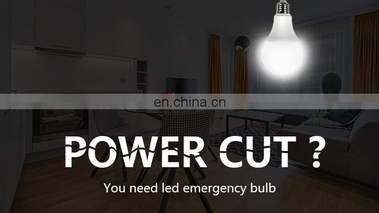 Latest Design 7W E27 Rechargeable LED Emergency Light Emergency Led Lamp With CE RoHS