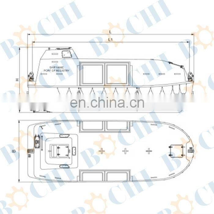 Marine Totally Enclosed Inflatable Boat with Sail