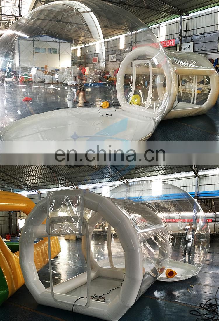 Luxury transparent inflatable bubble lodge tent party wedding tents wholesale price for rent sale bubble tent events outdoor