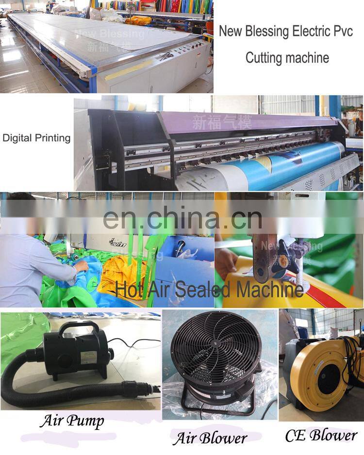 New antique air sealed type gym mat/outdoor inflatable air tumble track