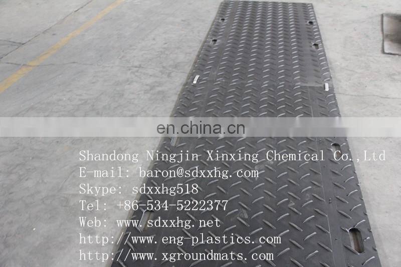 Temporary Protective Floor Coverings/HDPE ground protection mat/construction track road mat,Plastic Ground Cover Mats/Heavy Duty