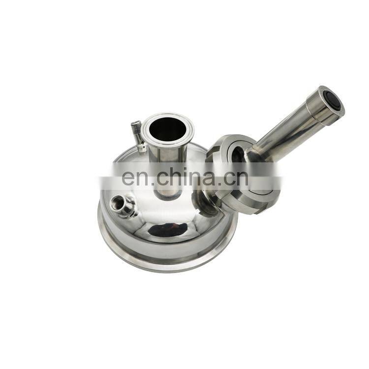 6" Hemispherical extractor lid for Reclaim Tank sight glass with light