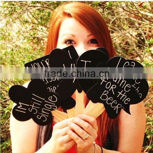 Wedding Photo Booth Props Signs Speech Bubbles on a Stick Party Shower Decor SW014