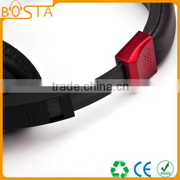 Fancy popular competitve price gaming headphones with foldable microphones