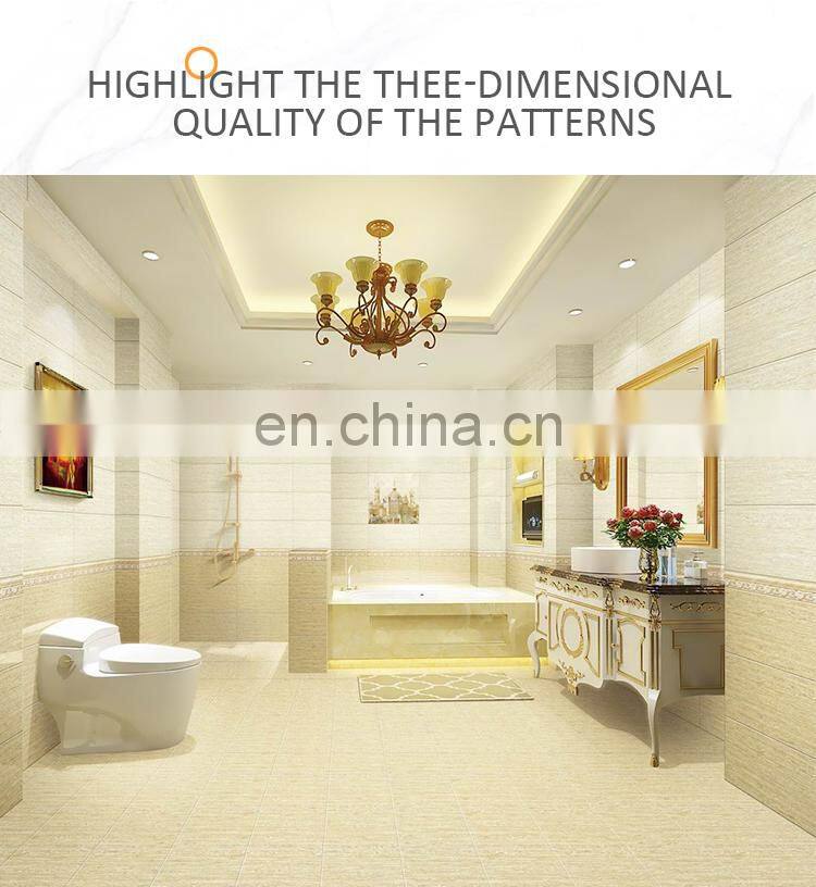 300x900mm Bathroom Washroom Ceramic White Wall Tile Design Pictures Purfle Decoration