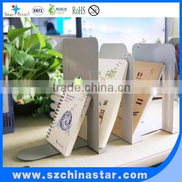 Colorful metal library bookends