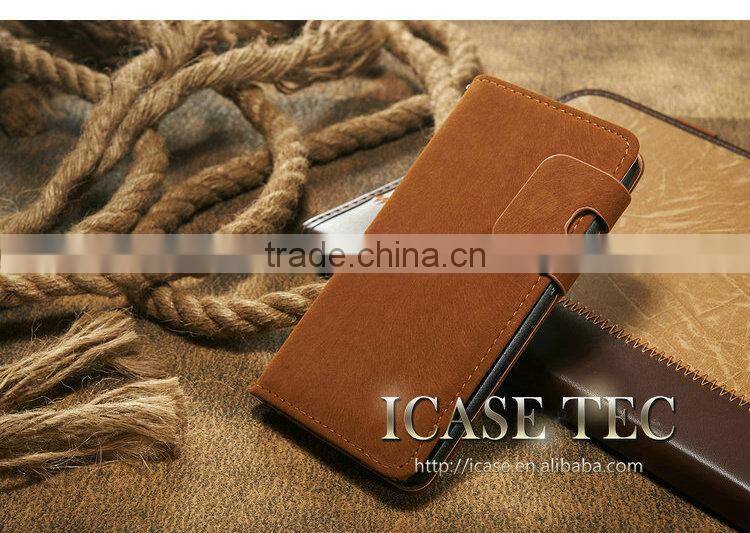 2015 Wholesale New product for samsung galaxy s6 case ,retro style wallet case for galaxy s6,for samsung galaxy s6 flip case