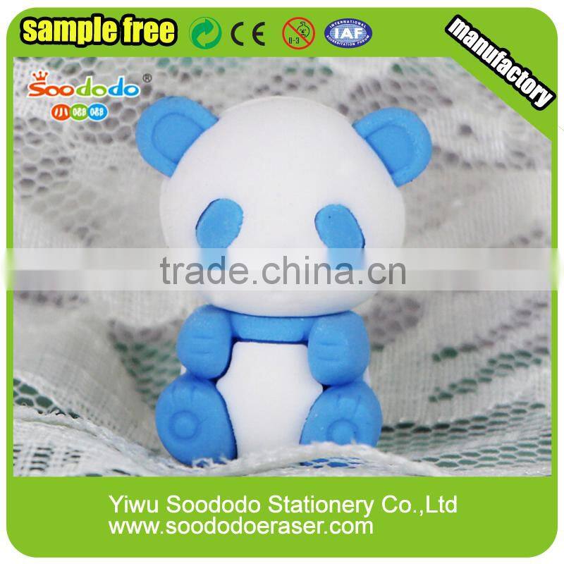 Cute Chinese Panda 3D Eraser For Promotional Gift
