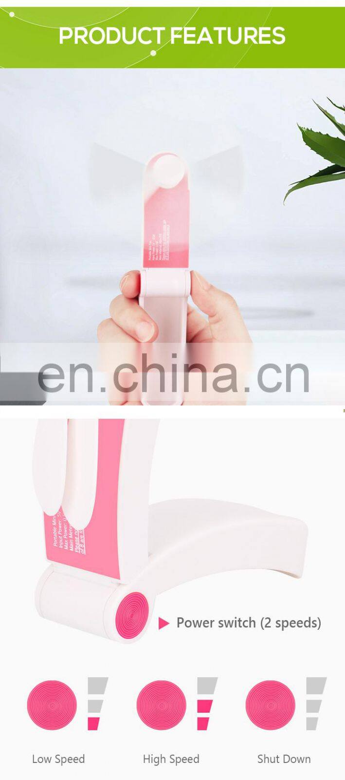 Promotional Custom Handheld Portable USB Mini Fan