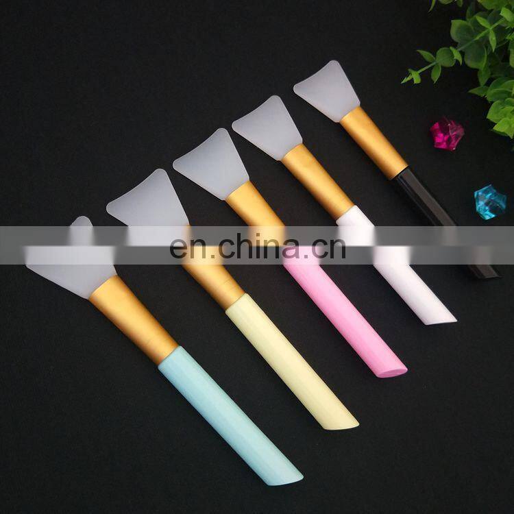 High quality Facial flat mask brush private label silicone beauty tools cosmetic brushes Mud Mask makeup Brush