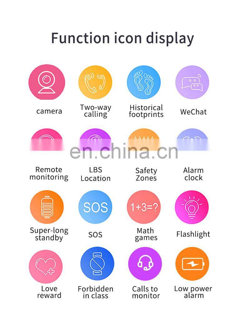 SOS Kids Anti-lost Alarm Clock Remote Monitor Smartwatch Mobile Phone Watch 2G Smart Watch Android SIM Card