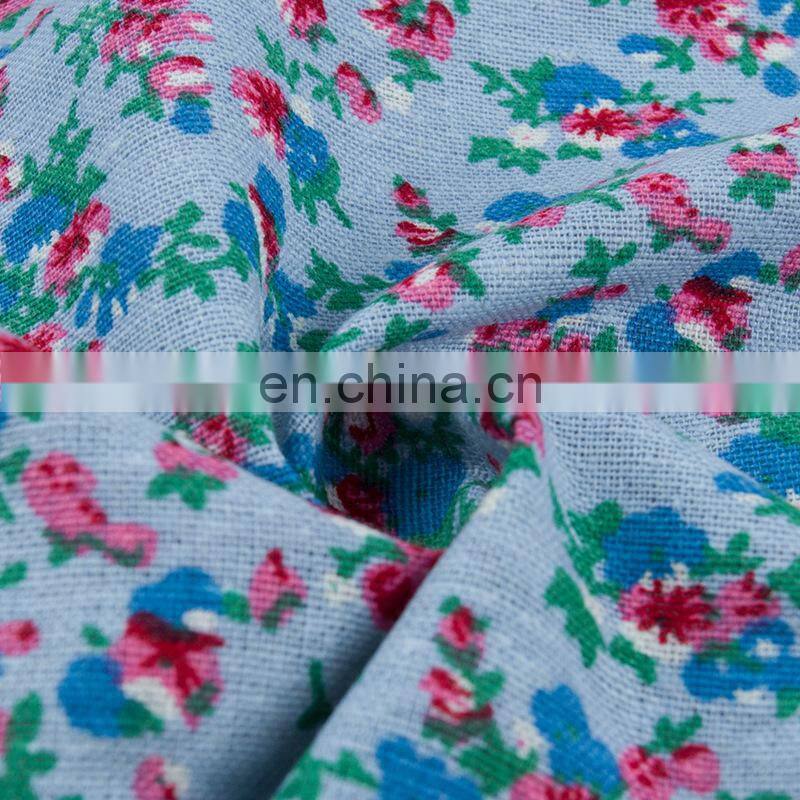 Manufacturers direct cotton woven printed fabric small broken shuttle printed clothing fabrics