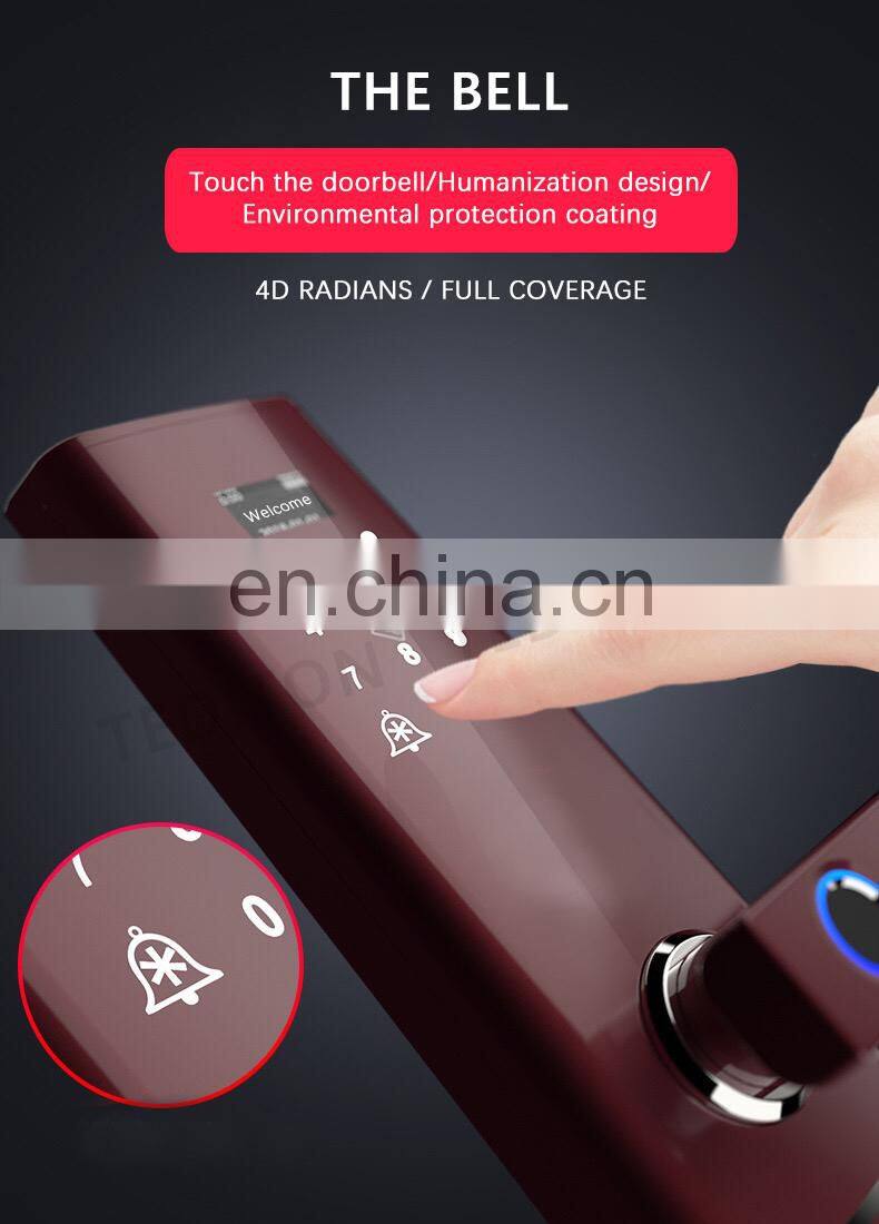 Fingerprint Door lock Waterproof Electronic Door Lock Intelligent Biometric Door Smart Fingerprint Lock