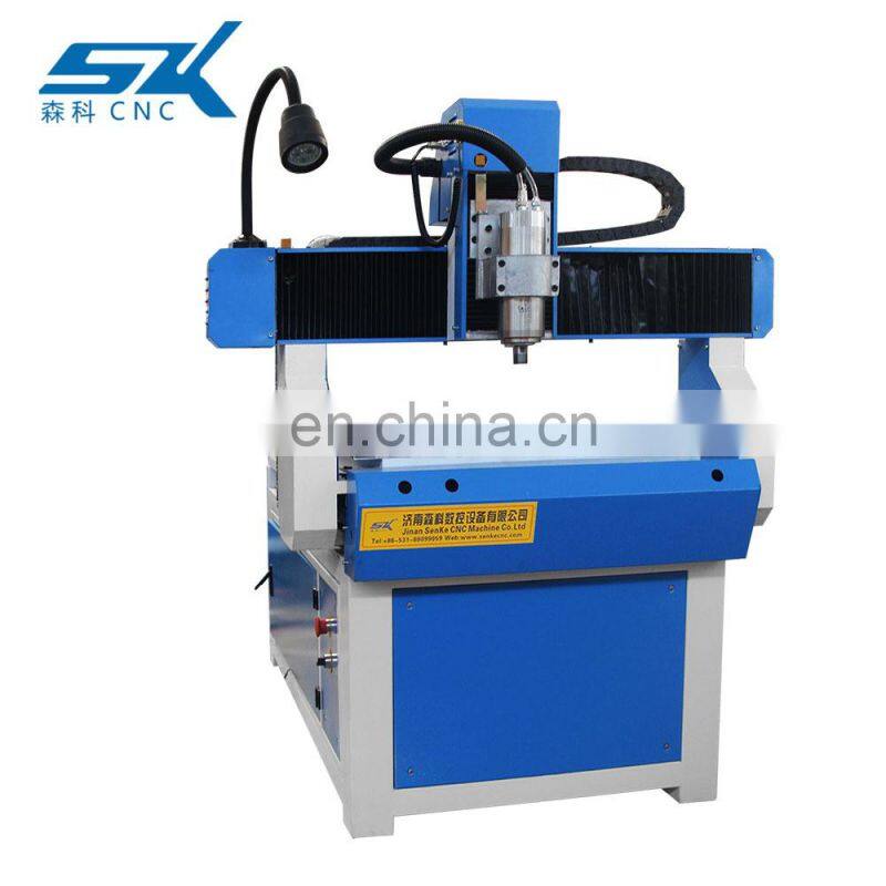 SENKE MINI CNC Cutter 4040 6060 6090 Gantry Moving Metal Cutting and Engraving Machine