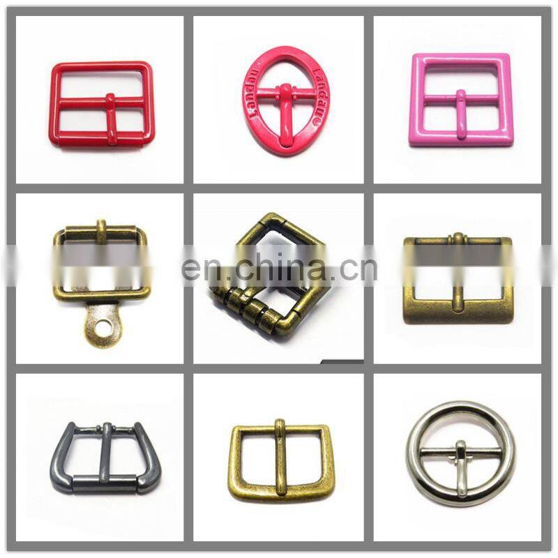 15mm Gold Plated Metal Square Buckle Bag Parts Accessories Ladies Sandal