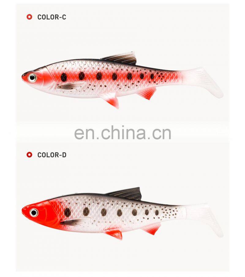 JOHNCOO China Factory Customized 3D Eye Big Size 15cm 36g Pike Bait Soft Fishing Lures