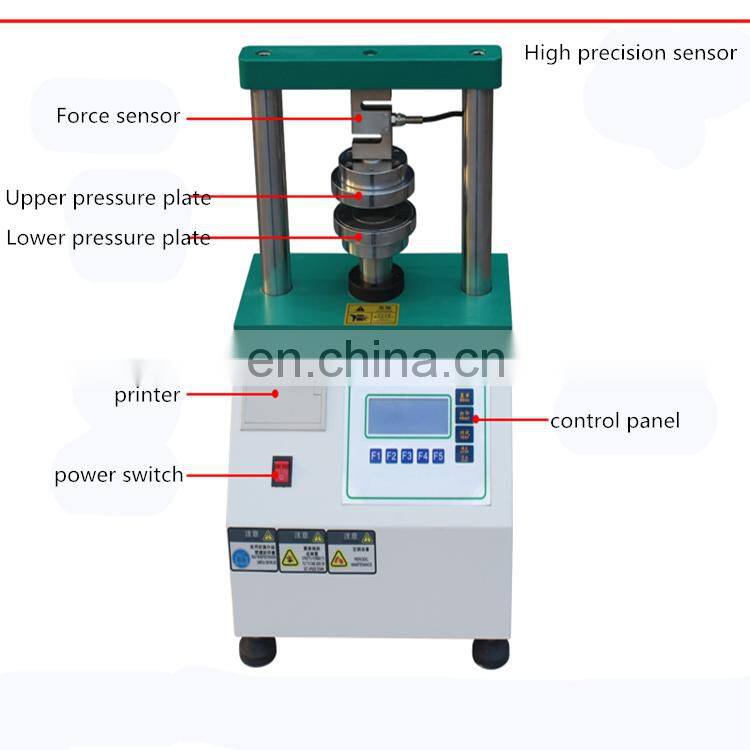 Paper Carton CMT CCT ECT PAT Ring Crushing Testing Machine