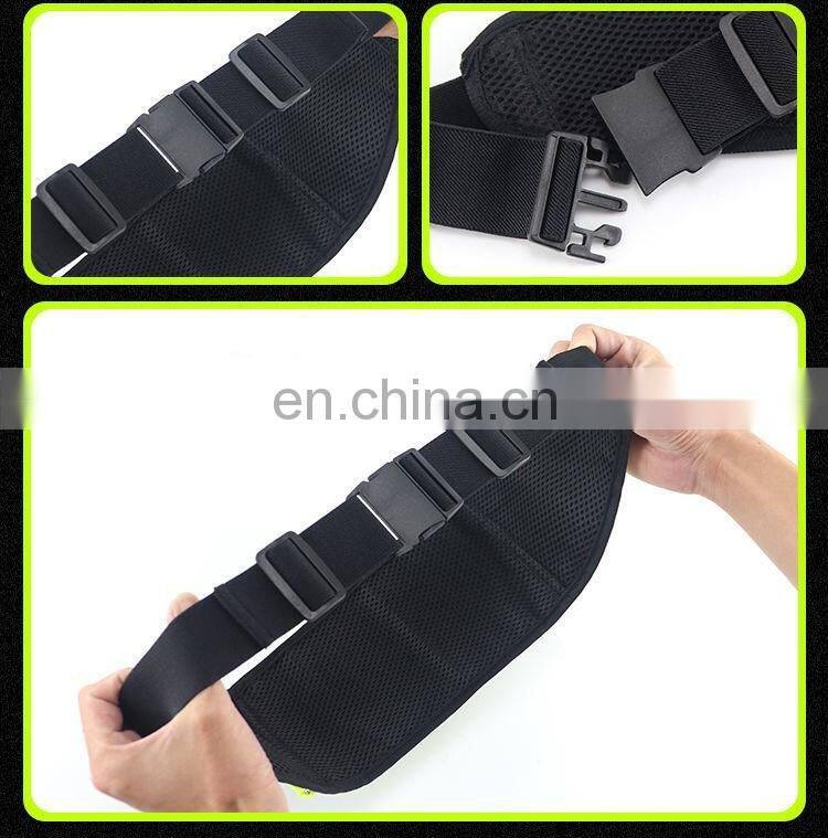 Wholesale Outdoor Waterproof Nylon Thin Waist Bag Belt Unisex with Water Bottle Holder