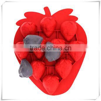 BC0001 nicole strawberry wholesale silicone ice cube tray