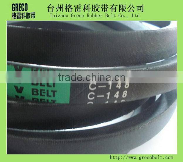 High quality triangle v belt rubber v belt