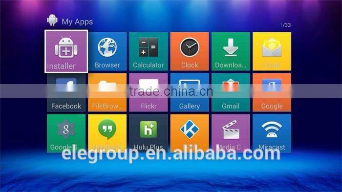 4k satellite receiver Amlogic S812 KII android 4.4 quad core tv box 2.4G 5G metal housing 4k android tv box k2 k ii