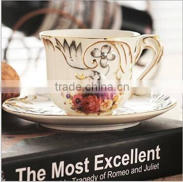 Antique Royal Porcelain Tea Cup Set For 6 Person
