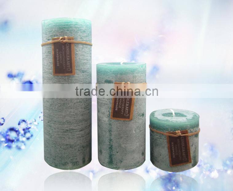 Rustic Pillar Candle , Aroma Candle, Multi-Color Candle, Gift Candle, Decorative Candle Factory, , Jeff:+18332087698