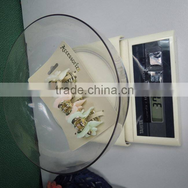 High quality acrylic hair claw with flower charm