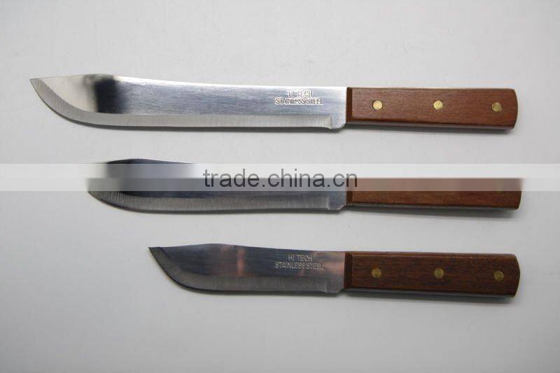 Wooden Handle Stainless Steel Butcher's Knife/Kitchen Tool