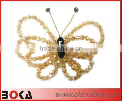 Fashion butterfly beaded rhinestones headband/clothing patch