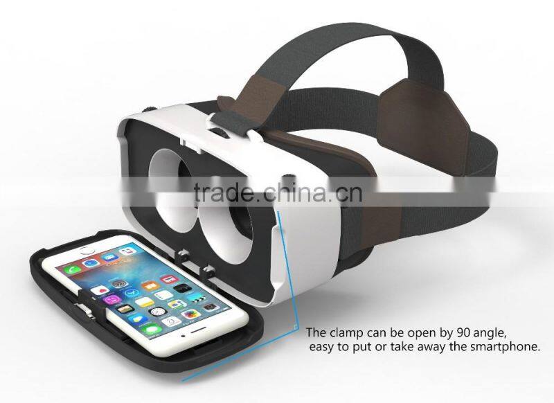 2016 Best cellphone smartphone Mobile 3D vrarle vr box 2.0 HD VR head-mounted virtual reality glasses