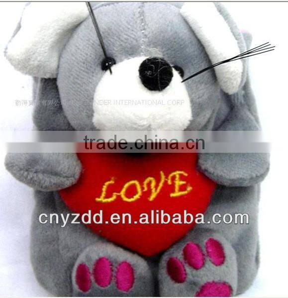 plush toy camera/ animal shape plush camera bag/ stuffed camera plush bag