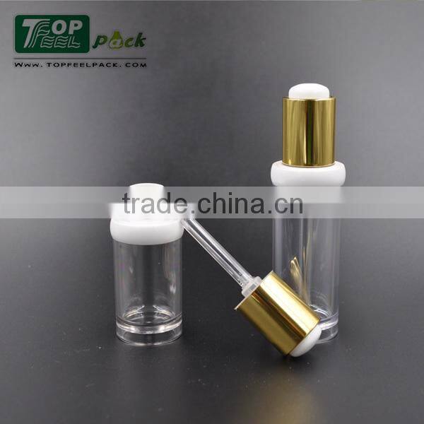 Plastic cosmetic dropper bottle 30ml 20ml