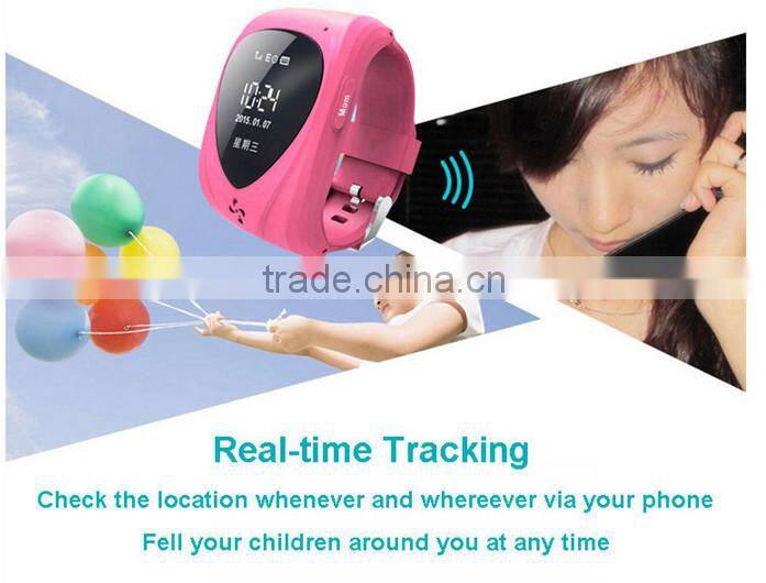 Hot Smallest Kids GPS Tracker Watch With SOS Button watch gps tracker,mini gps tracker for kids