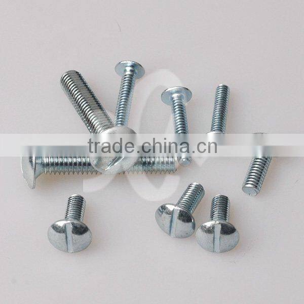 Slotted roofing bolt with square nut