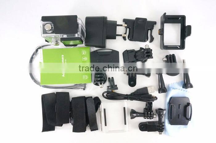 W9 Factory Price 2 Inch Sport DV Full HD 1080P Action Camera With Wifi