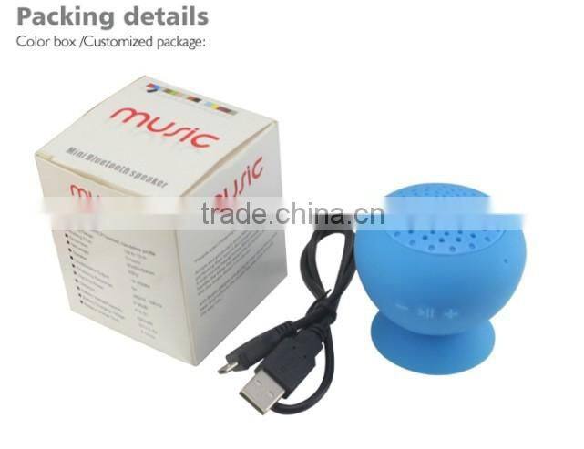 Wholesale Price High Quality Mini Wireless Portable Speaker with Suction Cup