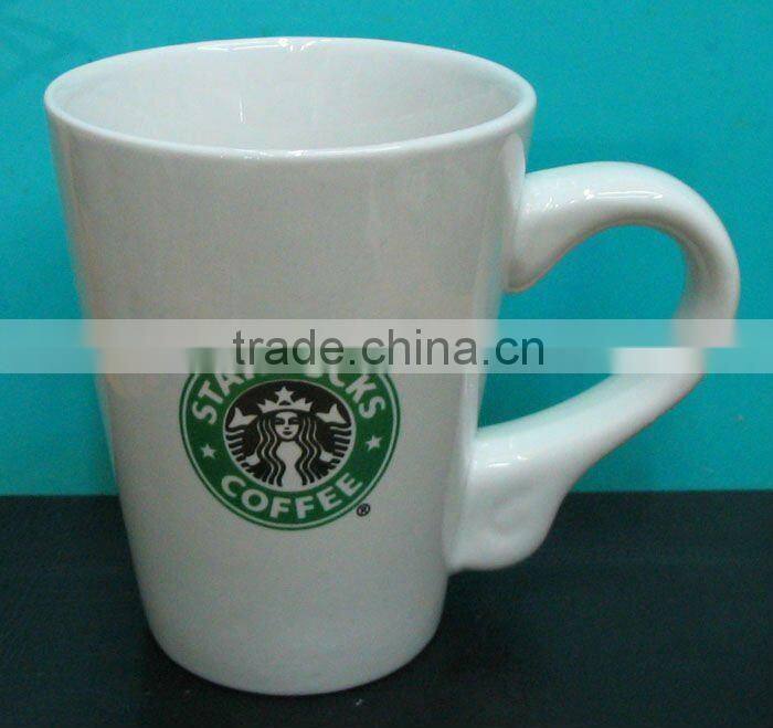 Promotional gifts of porcelain coffee mug printed your logo
