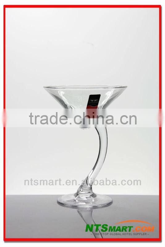 Clear martini glass cocktail glass