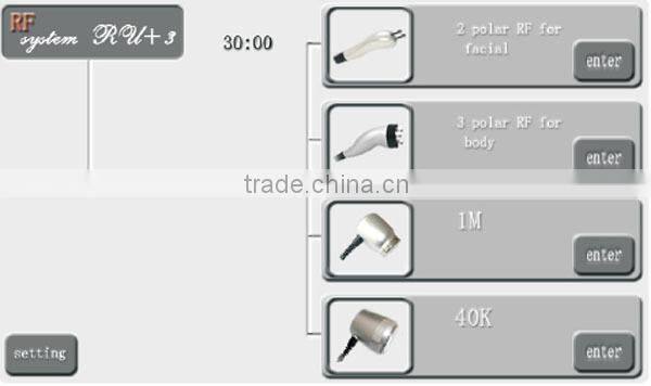 Professional 4 in 1 new 1M/40KHz ultra lipo cavitation rf equipment for slimming