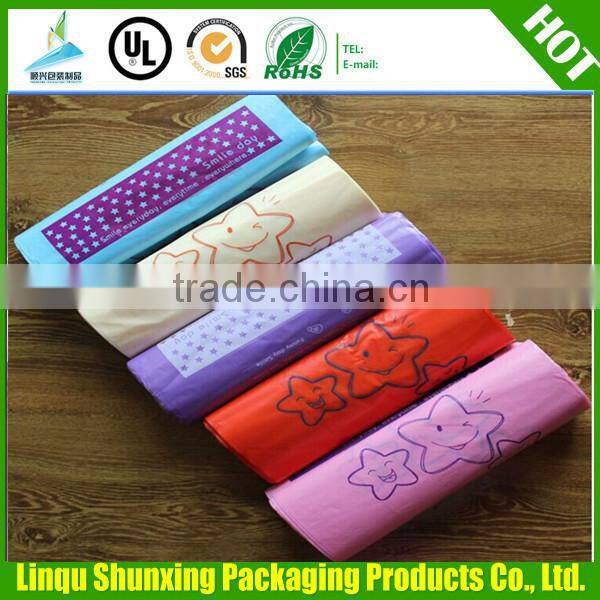 Hot sale palstic t-shirt bag vest bag for shopping