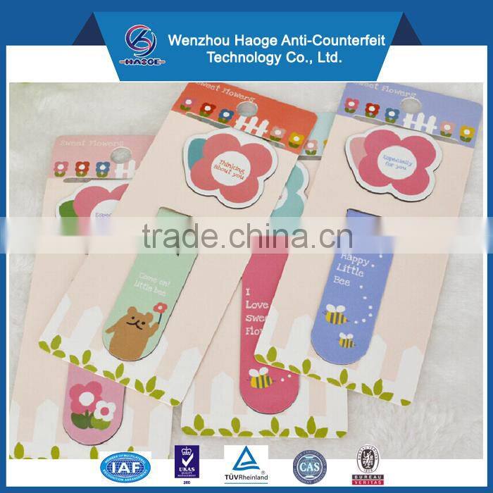 Cross shape bible bookmark, office & school usage bookmak paper printing