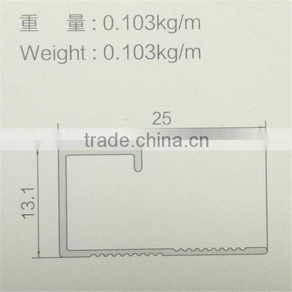 aluminium tile trim extrusion profile about china accessory