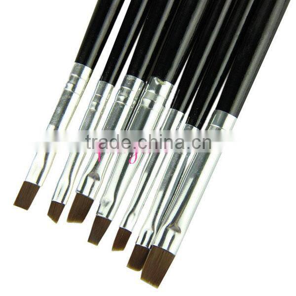 7pcs nail gel brush /gel brush for nail art