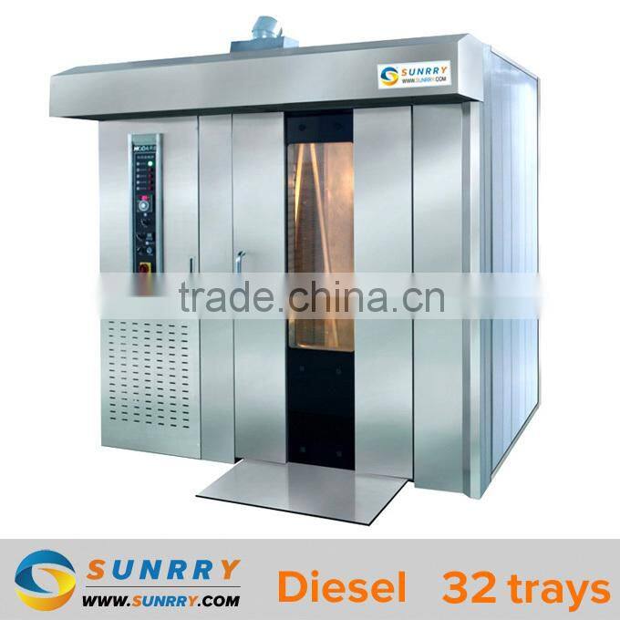 Rotary Rack Oven Rotary 32Trays Bakery Rotary Diesel Oven (SY-RV32D SUNRRY)